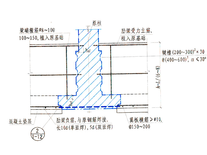 条形基础改十字正交条...