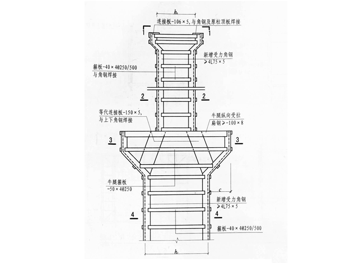 牛腿等标高