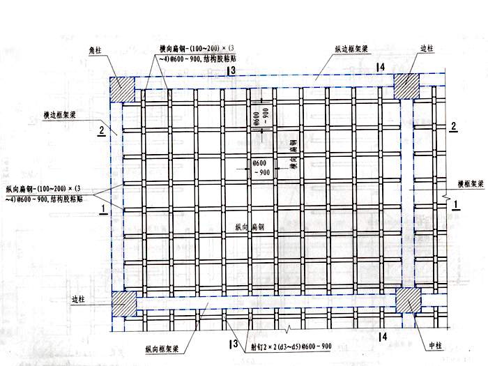 板底扁钢布置