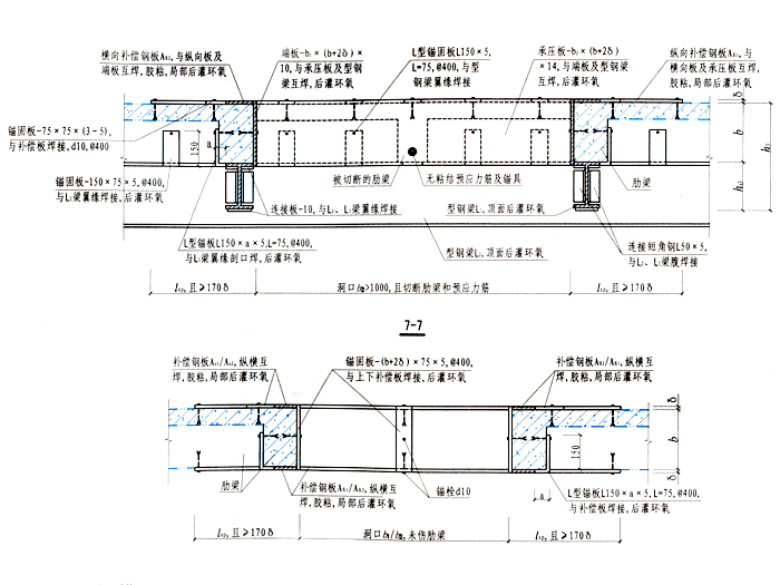 板加固预应力楼板开洞