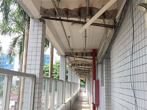 建筑走廊拱廊加固
