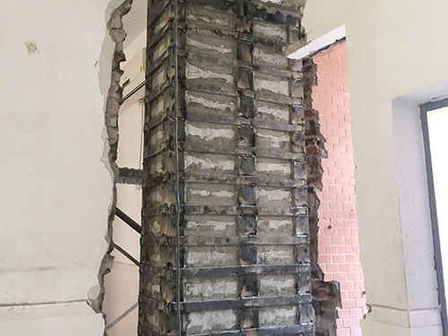 建筑墙面整体加固