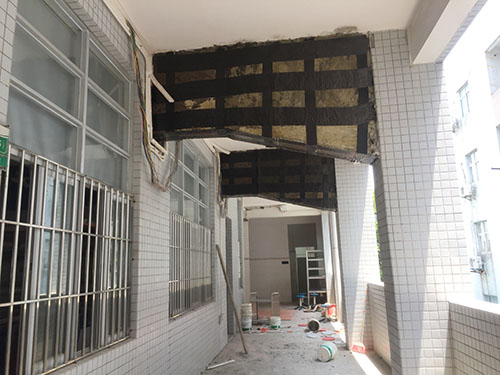 建筑拱廊加固