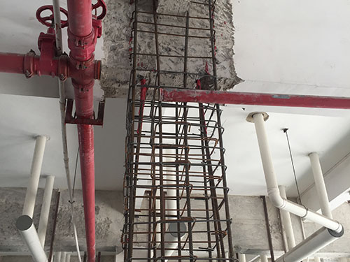 建筑支柱整体加固工程