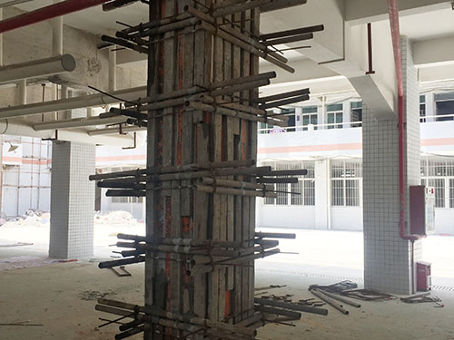 建筑支柱整体加固工程