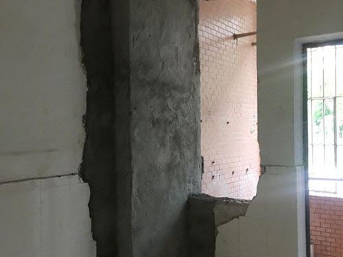 建筑墙面加固
